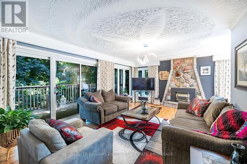 53 Jackman Road, Clarington (Bowmanville), ON - Indoor Photo Showing Living Room With Fireplace