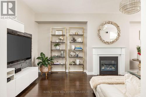 2037 Trawden Way, Oakville (Palermo West), ON - Indoor Photo Showing Living Room With Fireplace