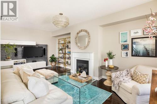 2037 Trawden Way, Oakville (Palermo West), ON - Indoor Photo Showing Living Room With Fireplace