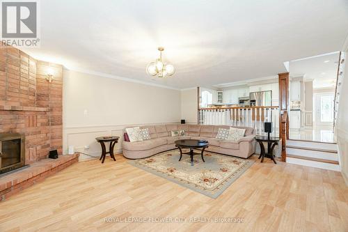 60 Indian Crescent, Hamilton (Burkholme), ON - Indoor Photo Showing Living Room With Fireplace