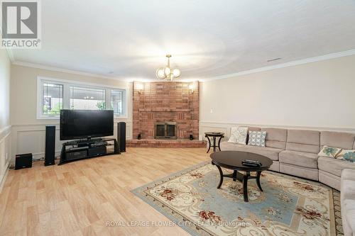 60 Indian Crescent, Hamilton (Burkholme), ON - Indoor Photo Showing Living Room With Fireplace