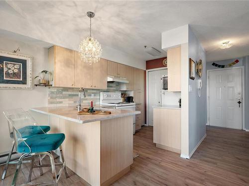 201-9876 Esplanade St, Chemainus, BC - Indoor Photo Showing Kitchen