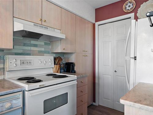 201-9876 Esplanade St, Chemainus, BC - Indoor Photo Showing Kitchen