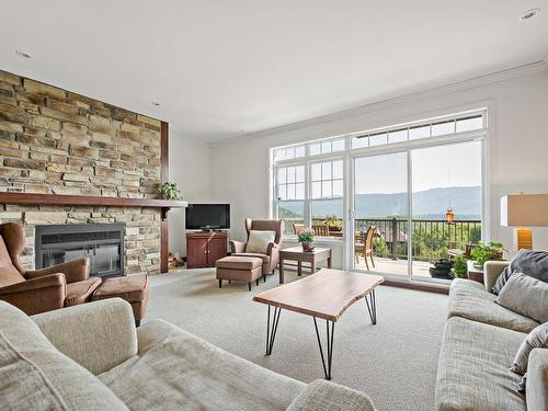 Salon - 5-290 Rue Du Mont-Plaisant, Mont-Tremblant, QC - Indoor Photo Showing Living Room With Fireplace