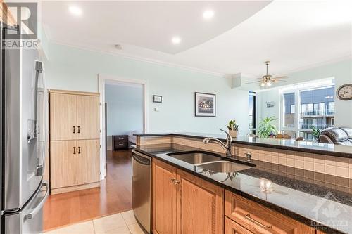 100 Inlet Private Unit#1505, Ottawa, ON - Indoor Photo Showing Kitchen With Double Sink