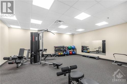 100 Inlet Private Unit#1505, Ottawa, ON - Indoor Photo Showing Gym Room