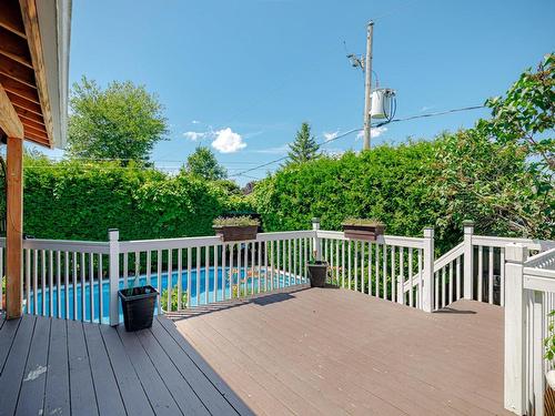 Patio - 3475 Rue De Lausanne, Terrebonne (Terrebonne), QC - Outdoor With Above Ground Pool With Exterior