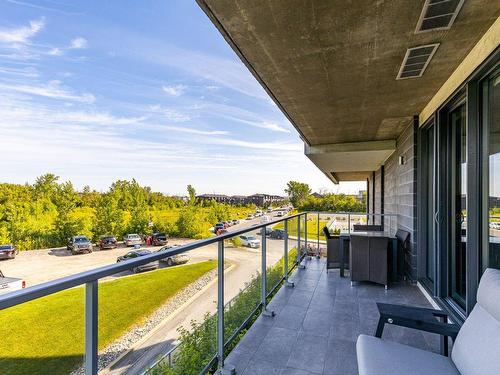 Balcony - 203-4001 Rue Elsa-Triolet, Laval (Chomedey), QC - Outdoor With View With Exterior