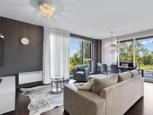 Living room - 203-4001 Rue Elsa-Triolet, Laval (Chomedey), QC - Indoor Photo Showing Living Room