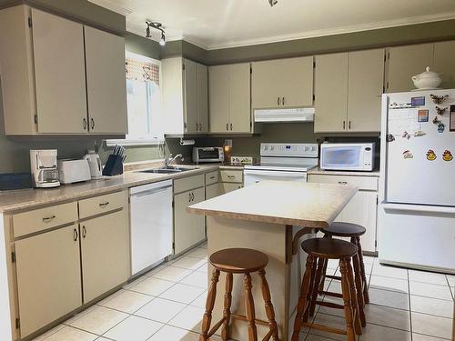 Kitchen - 10 Rue Gagné, Saint-Hubert-De-Rivière-Du-Loup, QC - Indoor Photo Showing Kitchen With Double Sink