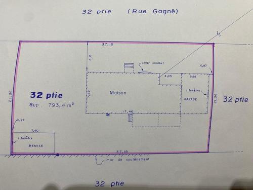 Plan (croquis) - 10 Rue Gagné, Saint-Hubert-De-Rivière-Du-Loup, QC - Other