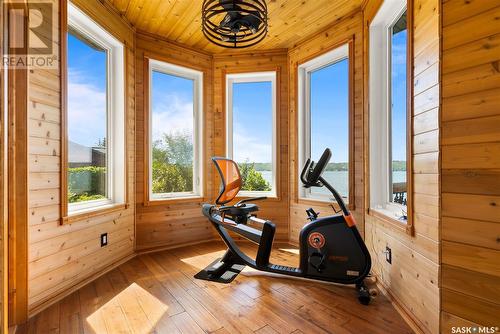 470 Lake Road, Echo Lake, SK - Indoor Photo Showing Gym Room