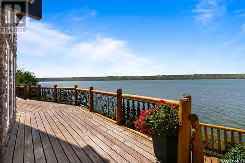 470 Lake Road, Echo Lake, SK - Outdoor With Body Of Water With Deck Patio Veranda With View