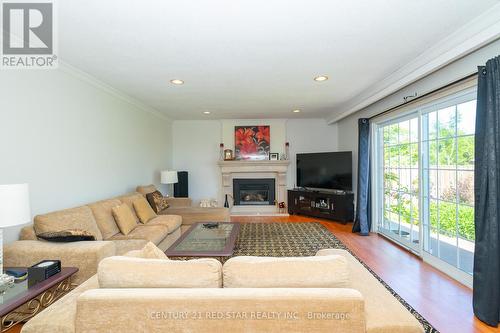 5955 Mayfield Road, Brampton (Vales Of Castlemore North), ON - Indoor Photo Showing Living Room With Fireplace