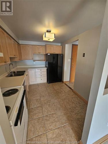 401 Grand Marais Unit# 307, Windsor, ON - Indoor Photo Showing Kitchen With Double Sink