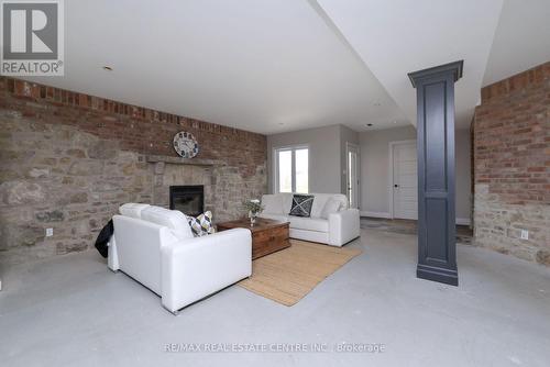 293138 8Th Line, Amaranth, ON - Indoor Photo Showing Other Room With Fireplace