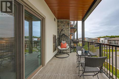 208 - 54 Koda Street, Barrie, ON - Outdoor With Deck Patio Veranda With Exterior