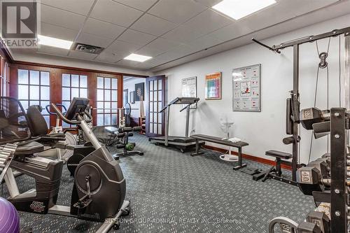 413 - 2199 Sixth Line, Oakville (River Oaks), ON - Indoor Photo Showing Gym Room