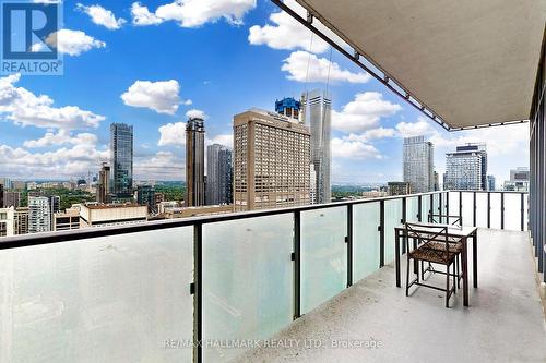 3607 - 65 St Mary Street, Toronto (Bay Street Corridor), ON - Outdoor With Balcony With View