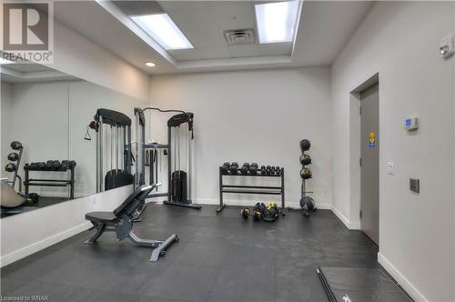 257 Hemlock Street Unit# 415, Waterloo, ON - Indoor Photo Showing Gym Room