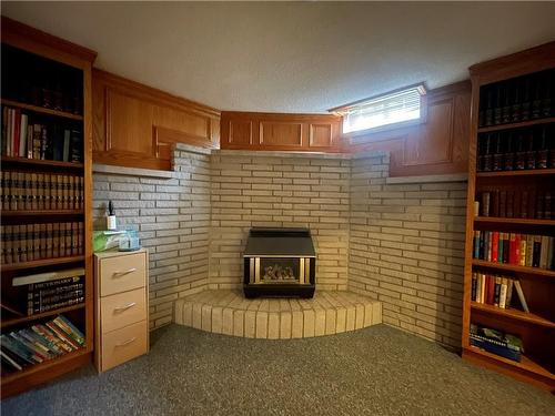 Basement - fireplace - 407 Melanie Crescent, Ancaster, ON - Indoor With Fireplace