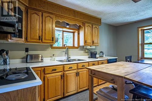 1082 Mcleod Hill Road, Mcleod Hill, NB - Indoor Photo Showing Kitchen With Double Sink