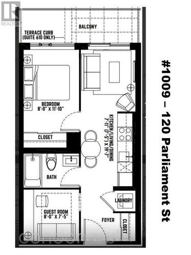 1009 - 120 Parliament Street, Toronto (Moss Park), ON - Other