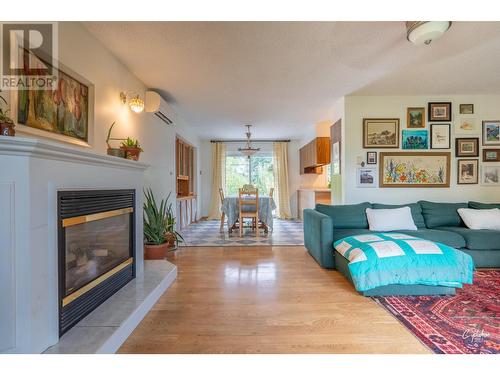 6204 York Road, Grand Forks, BC - Indoor Photo Showing Living Room With Fireplace