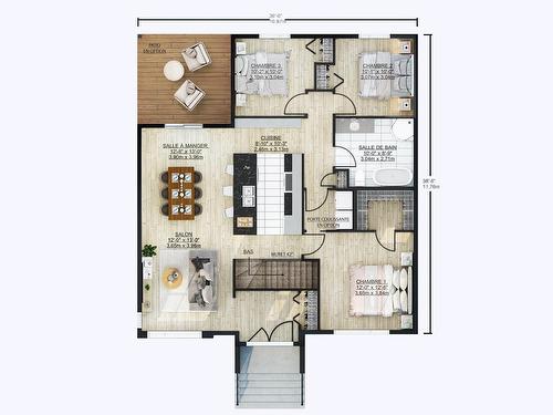 Plan (croquis) - 97 Ch. Des Monts, Val-Des-Monts, QC - Other