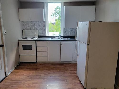 220 Second Street, Rainy River, ON - Indoor Photo Showing Kitchen With Double Sink