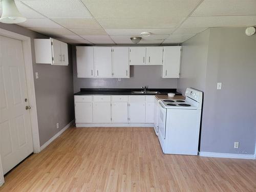 220 Second Street, Rainy River, ON - Indoor Photo Showing Kitchen With Double Sink