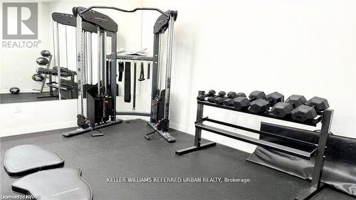 614 - 257 Hemlock Street, Waterloo, ON - Indoor Photo Showing Gym Room