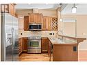 2760 Auburn Road Unit# 102, West Kelowna, BC  - Indoor Photo Showing Kitchen With Double Sink 