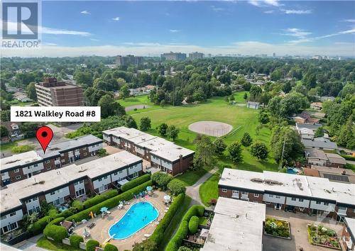 1821 Walkley Road Unit#8, Ottawa, ON - Outdoor With In Ground Pool With View