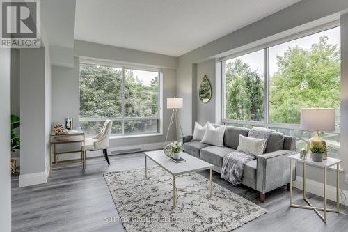 Den with north east views - 309 - 250 Sydenham Street, London, ON - Indoor Photo Showing Living Room