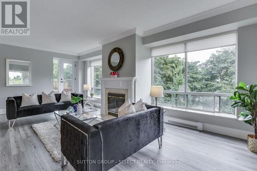 309 - 250 Sydenham Street, London, ON - Indoor Photo Showing Living Room With Fireplace