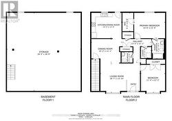 main and basement plans - 