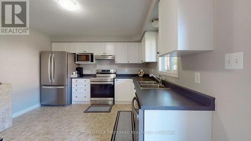 Bright large kitchen - 50 - 3320 Meadowgate Boulevard, London, ON - Indoor Photo Showing Kitchen With Double Sink