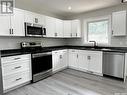 1241 98Th Street, North Battleford, SK  - Indoor Photo Showing Kitchen With Stainless Steel Kitchen With Double Sink 