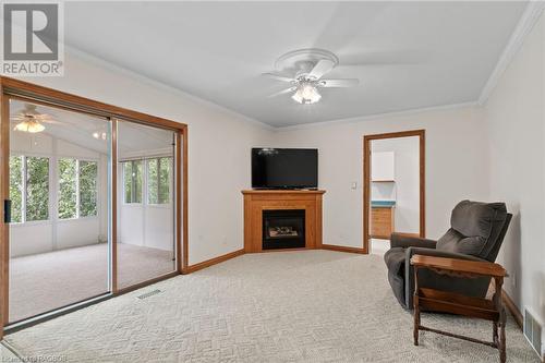 222 2Nd Avenue, Hanover, ON - Indoor Photo Showing Other Room With Fireplace