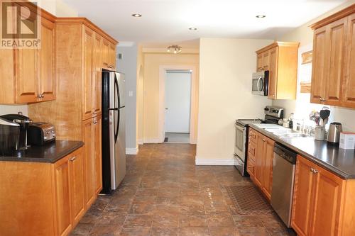 8 Whites Avenue, Stephenville, NL - Indoor Photo Showing Kitchen With Double Sink