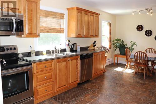 8 Whites Avenue, Stephenville, NL - Indoor Photo Showing Kitchen With Double Sink