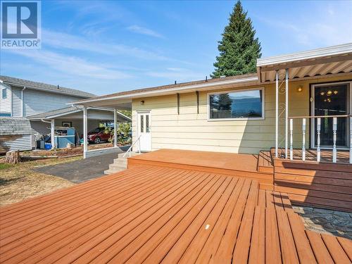 1013 Bridgeview Crescent, Ootischenia, BC - Outdoor With Deck Patio Veranda