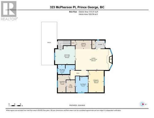 323 Mcpherson Place, Prince George, BC - Outdoor With Deck Patio Veranda With Exterior