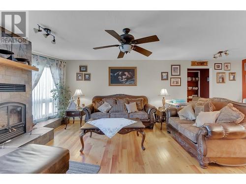 323 Mcpherson Place, Prince George, BC - Indoor Photo Showing Living Room With Fireplace