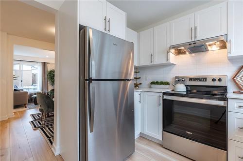 50 Woodman Drive N, Hamilton, ON - Indoor Photo Showing Kitchen With Stainless Steel Kitchen