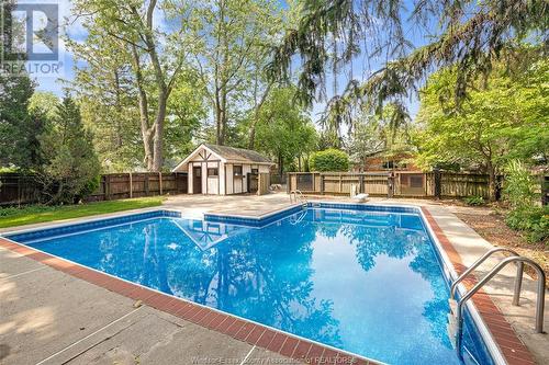 4580 Howard, Windsor, ON - Outdoor With In Ground Pool With Backyard