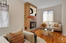 116 Primrose Avenue, Ottawa, ON  - Indoor Photo Showing Living Room With Fireplace 