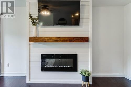 59 Cranes Road, Spaniards Bay, NL - Indoor Photo Showing Living Room With Fireplace