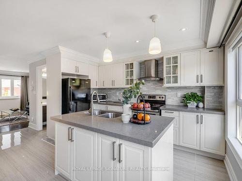 162 Parktree Dr, Vaughan, ON - Indoor Photo Showing Kitchen With Double Sink With Upgraded Kitchen